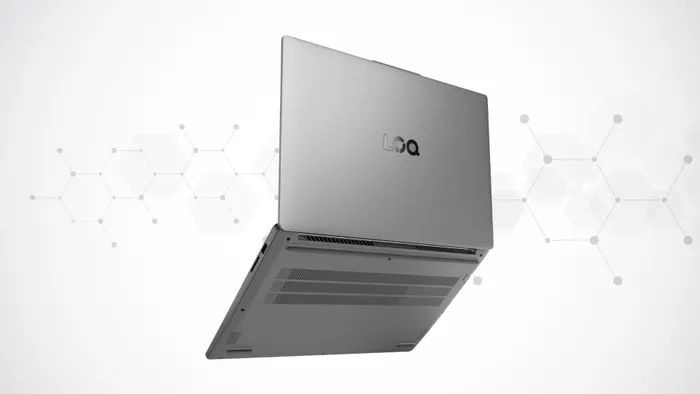 Laptop Lenovo LOQ 15IAX9E - Thiết kế Luna Grey mạnh mẽ