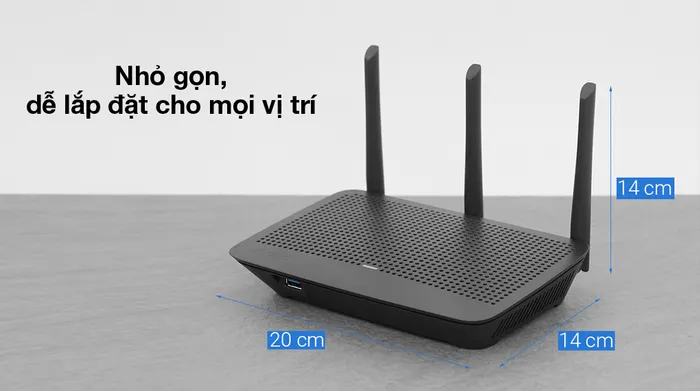 Gọn đẹp, dễ lắp đặt - Linksys Max Stream EA7500SAH