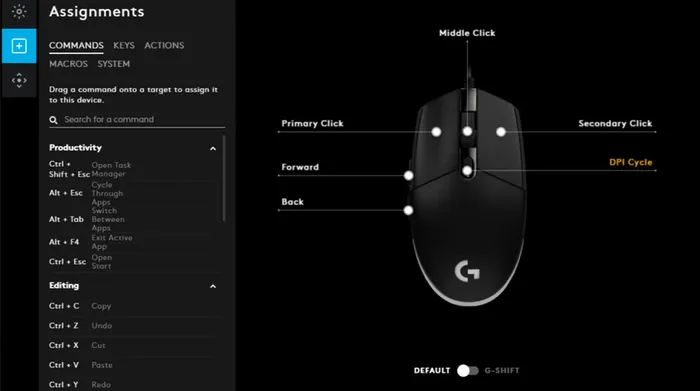 Chuột Gaming Logitech G102 Gen2 Lightsync 