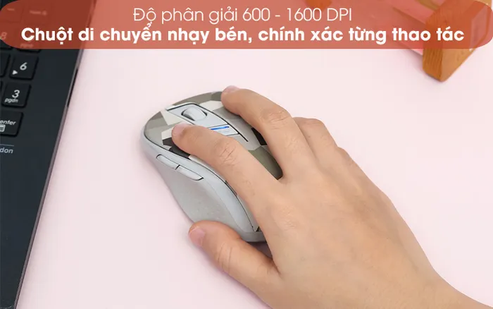 Sử dụng chuột nhanh nhạy - Chuột Bluetooth Silent Rapoo M500