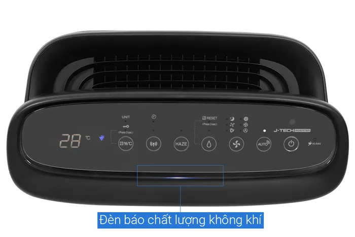 Máy lọc không khí Sharp KI-N40V-H 29W - Đèn báo chất lượng không khí