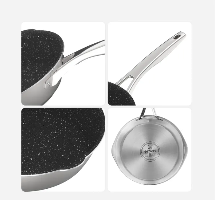 Chảo chống dính Inox liền khối Hera EL 8273 size 20cm