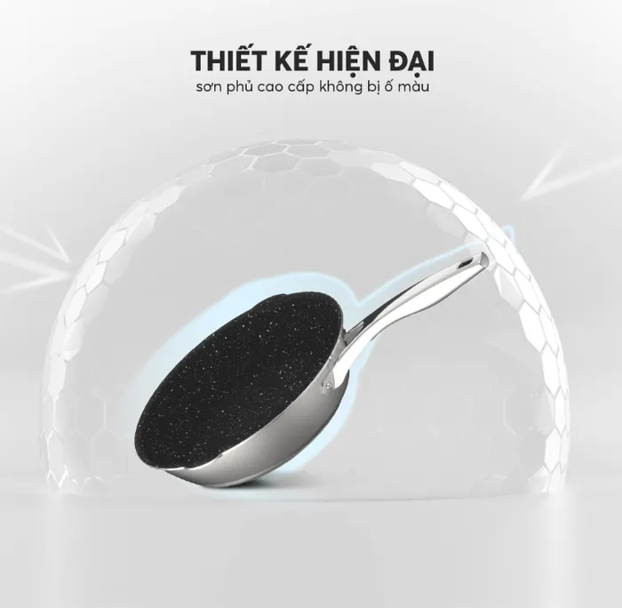Chảo chống dính Inox liền khối Hera EL 8273 size 20cm