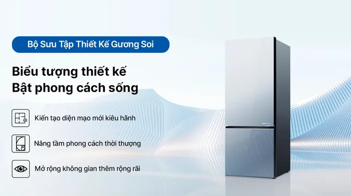 Tủ lạnh Aqua Inverter 324 lít AQR-B380MA(GM) - Sở hữu nhiều ưu điểm nổi bật với kiểu dáng hiện đại, sang trọng