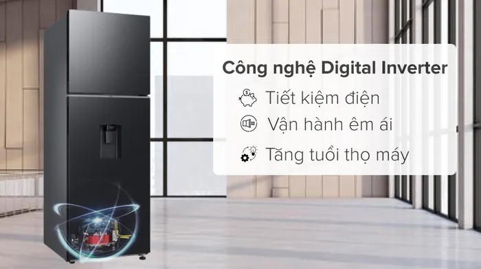 Tủ lạnh Samsung Inverter 345 lít RT35CG5544B1SV - Công nghệ tiết kiệm điện