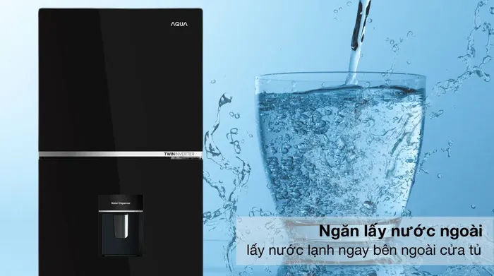 Tủ lạnh Aqua Inverter 358 lít AQR-T410FA(WGB) - Tiện ích 