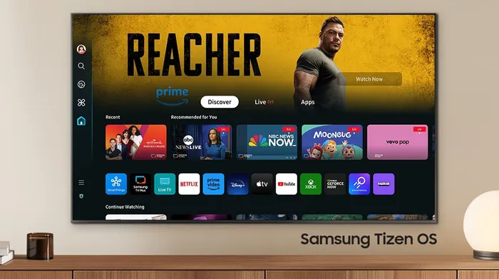 Smart Tivi Samsung 4K Crystal UHD 98 inch UA98DU9000 - Hệ điều hành