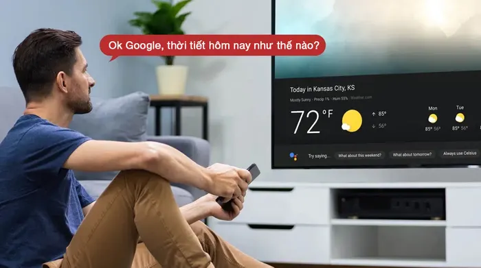 Google Tivi QLED TCL 4K 65 inch 65C745 - Tiện ích
