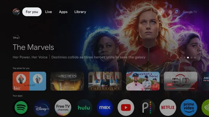 Google Tivi QLED Aqua 4K 70 inch AQT70K800UX - Hệ điều hành