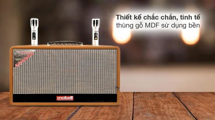 Loa karaoke xách tay Mobell MK-4960A 750W - Tổng quan thiết kế