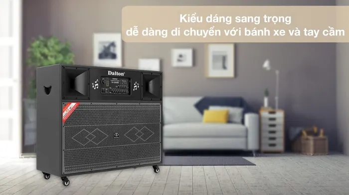 Loa kéo karaoke Dalton TS-15A6500 - Thiết kế