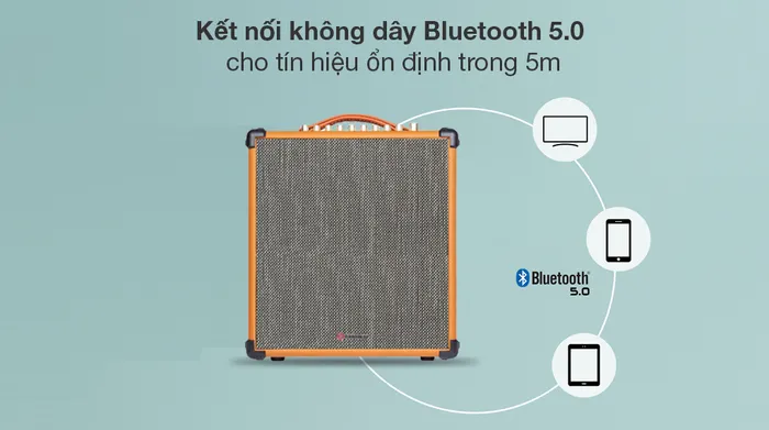 Loa karaoke xách tay Sumico MSP10A 100W - Kết nối