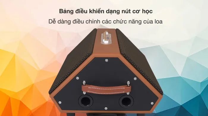 Loa kéo Sumico Hexagon Plus - Sử dụng nút vặn cơ học dễ điều khiển