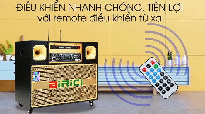 Loa điện Karaoke Birici MX-700 450W - Remote