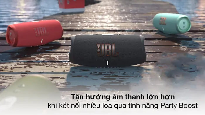 Loa Bluetooth JBL Charge 5 - Không khí bữa tiệc thêm bùng nổ cùng tính năng Party Boost 