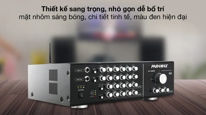 Sang đẹp - Amply Karaoke Paramax AX-1800