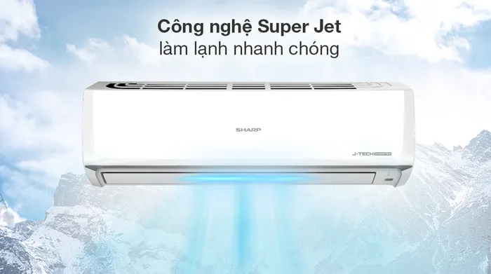 Máy lạnh Sharp Inverter 2 HP AH-X18ZEW - Công nghệ làm lạnh