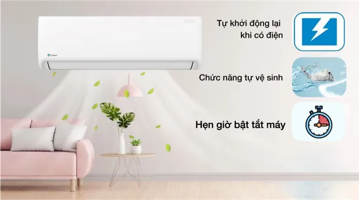 Máy lạnh Casper hai chiều Inverter 1 HP GH-09IS33 - Tiện ích sử dụng