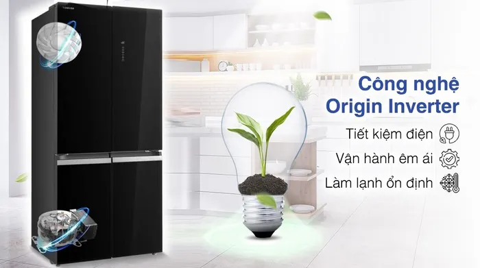 Tủ lạnh Toshiba Inverter 515 lít GR-RF677WI-PGV(22)-XK - Công nghệ tiết kiệm điện