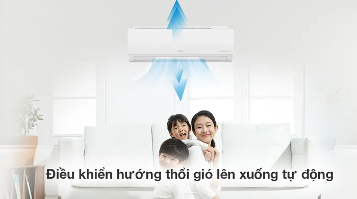 Máy lạnh LG Inverter 1 HP V10WIN - Cơ chế thổi gió