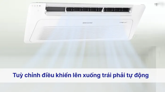 Máy lạnh âm trần 1 hướng Samsung Inverter 1.5 HP AC035TN1DKC/EA - Cơ chế thổi gió