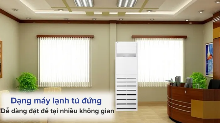 Máy lanh tủ đứng LG Inverter 5 HP ZPNQ48GT3A0 - Thiết kế
