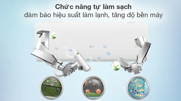 Máy lạnh LG Inverter 1.5 HP V13WIN - Tiện ích