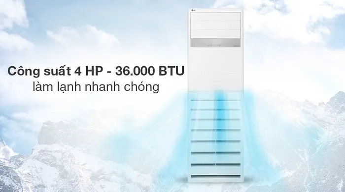 Máy lạnh tủ đứng LG Inverter 4 HP ZPNQ36GR5A0 - Công nghệ làm lạnh 