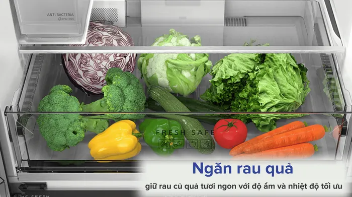 Tủ lạnh Panasonic 540 lít NR-YW590YMMV - Ngăn rau quả