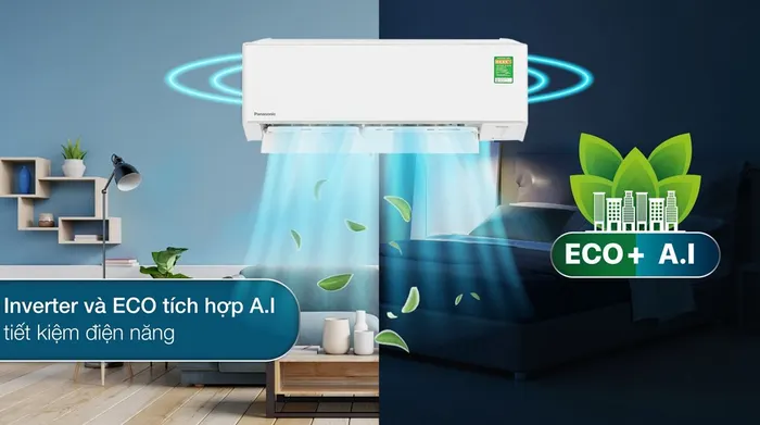 Máy lạnh Panasonic Inverter 1.5 HP CU/CS-YZ12AKH-8 - Công nghệ tiết kiệm điện