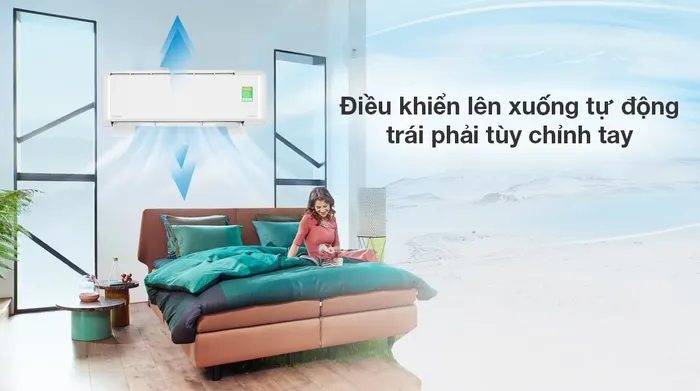 Máy lạnh Toshiba Inverter 2 HP RAS-H18S4KCV2G-V - Cơ chế thổi gió