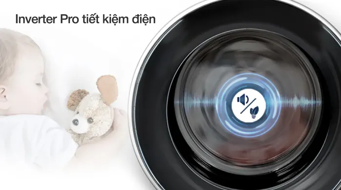 Máy giặt Hisense 8.5 kg WFQP8523BT - Động cơ - Công nghệ tiết kiệm điện