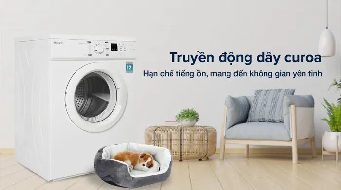 Máy sấy thông hơi Casper 7.2 Kg TD-72VWD - Dây curoa