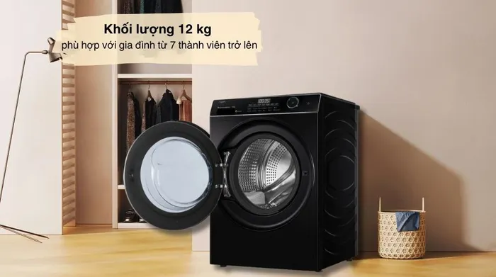 Máy giặt Aqua Inverter 12 kg AW12-BP4959U1K(B) - Khối lượng giặt