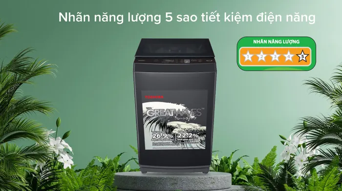 Máy giặt Toshiba 10 kg AW-M1100PV(MK) - Động cơ - Công nghệ tiết kiệm điện