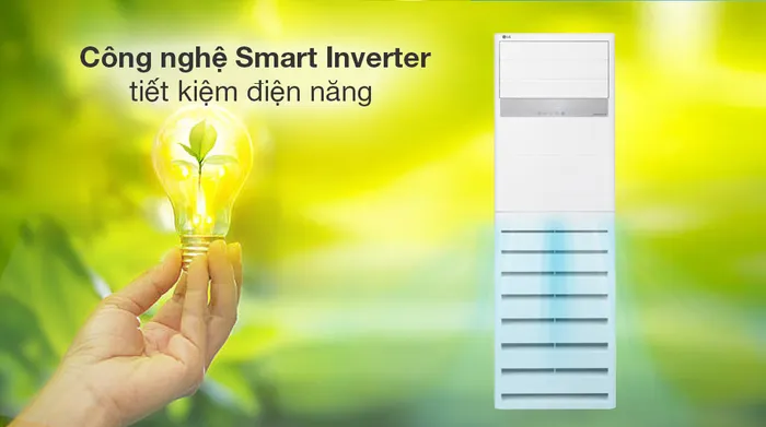 Máy lạnh tủ đứng LG Inverter 4 HP ZPNQ36LR5A0 (3 Pha) - Công nghệ tiết kiệm điện