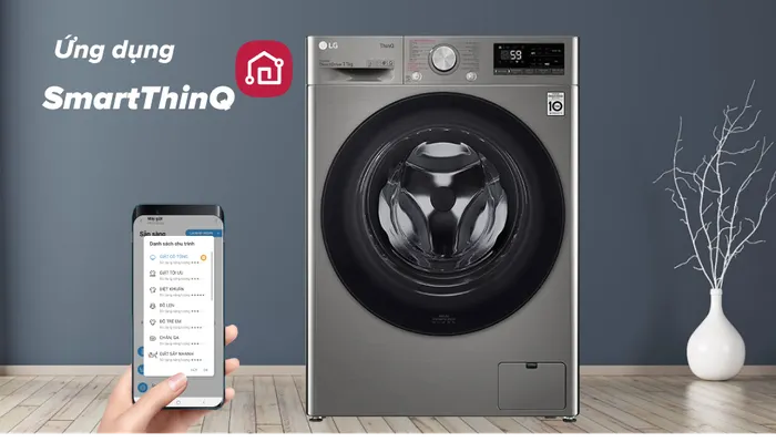 Máy giặt LG Inverter 11 kg FV1411S4P - SmartThinQ