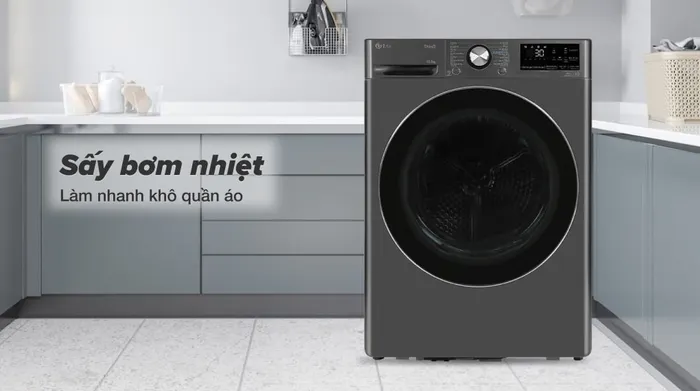 Máy sấy bơm nhiệt LG 10.5 kg DVHP50B - Sấy bơm nhiệt