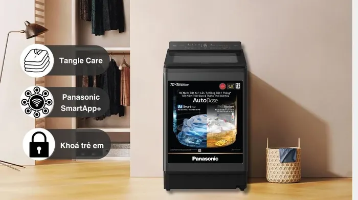Máy giặt Panasonic Inverter 18 kg NA-FD180W3BV - tiện ích