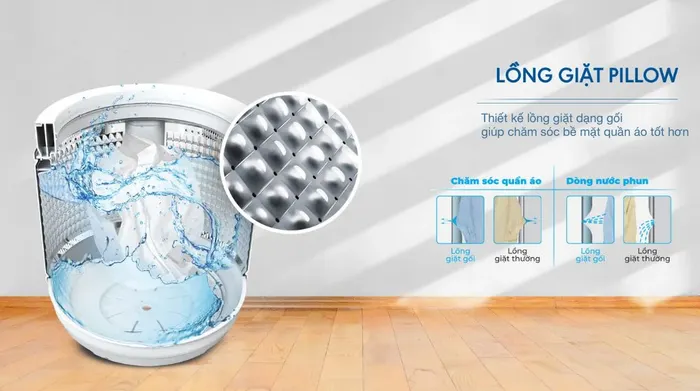 Máy giặt Aqua 11 kg AQW-FR110JT BK - Công nghệ giặt đặc biệt