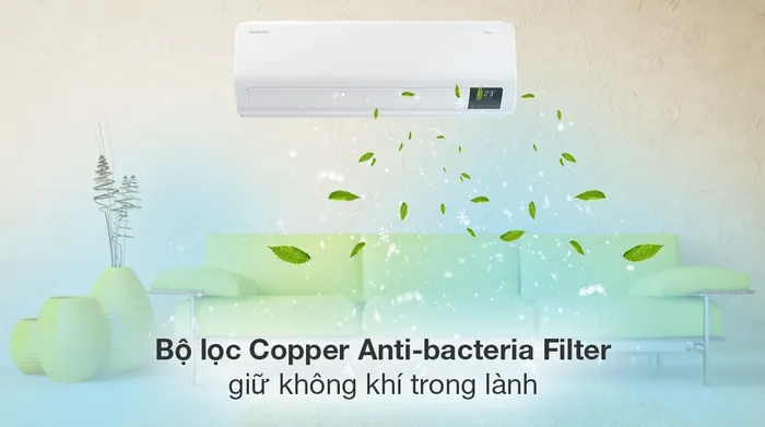 Máy lạnh Samsung Wind-Free Inverter 2 HP AR18CYFCAWKNSV - Khả năng lọc không khí