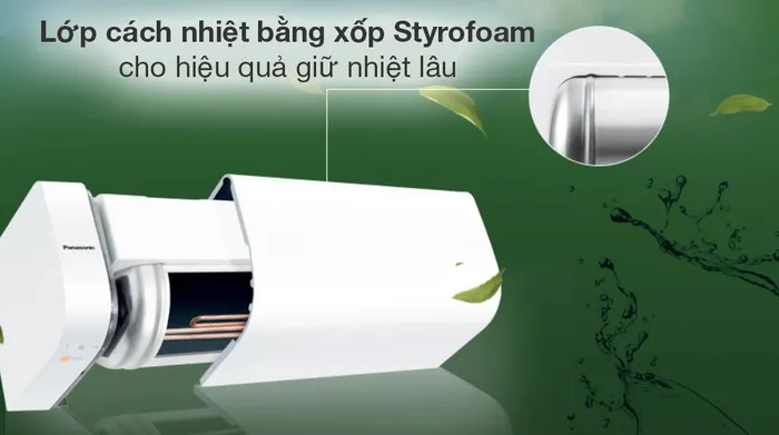 Máy nước nóng gián tiếp Panasonic 15 lít DH-15HBMVW - Khả năng tiết kiệm điện