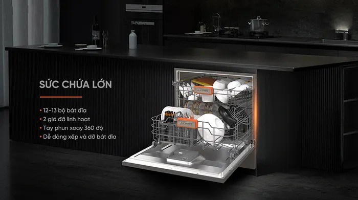 Máy rửa chén độc lập Junger Leopard DWJ-103 - Công suất hoạt động