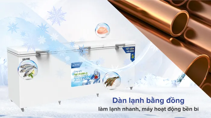 Tủ đông Hòa Phát 1190 lít HPF AD61190.1 - Công nghệ làm lạnh