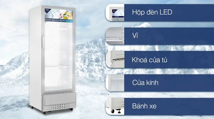 Tủ mát Aqua 280 Lít AQS-AF400N - Tiện ích