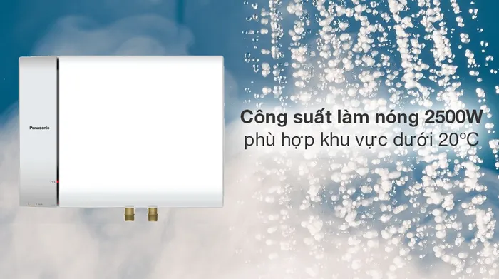 Máy nước nóng gián tiếp Panasonic 15 lít DH-15HBMVW - Đặc điểm làm nóng