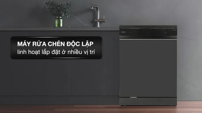 Máy rửa chén độc lập Comfee CDWEF1533GB-WU-VN - Thiết kế