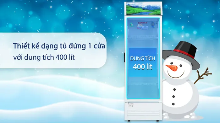 Tủ mát Sanaky 400 lít VH-4089K 