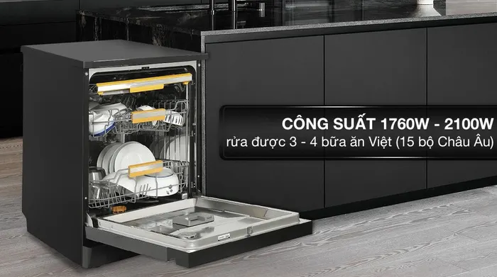 Máy rửa chén độc lập Comfee CDWEF1533GB-WU-VN - Công suất