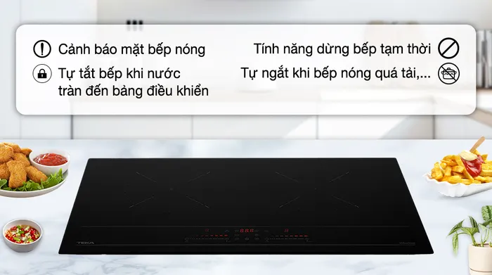 Tính năng an toàn - Bếp từ đôi lắp âm Teka IBC 7320 D
